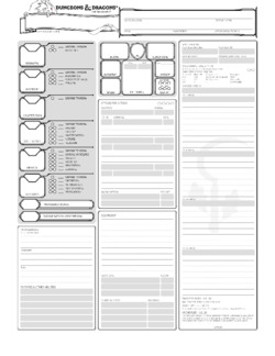 Druid Class Sheet