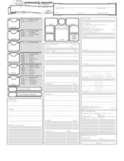 Fighter Class Sheet