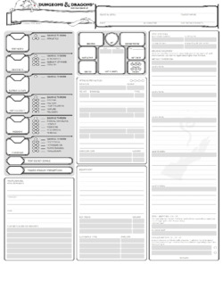 Wizard Class Sheet